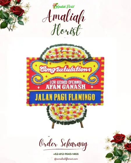 Sewa Papan Bunga Tanggikiki